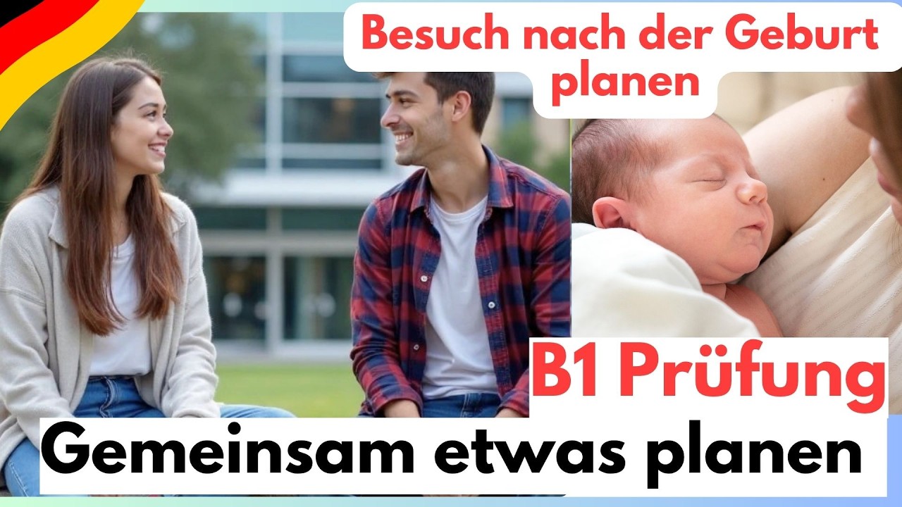 🇩🇪 Deutsch B1 | Gemeinsam etwas planen | M&uuml;ndliche Pr&uuml;fung #DeutschB1#B1Pr&uuml;fung#B1Sprechen