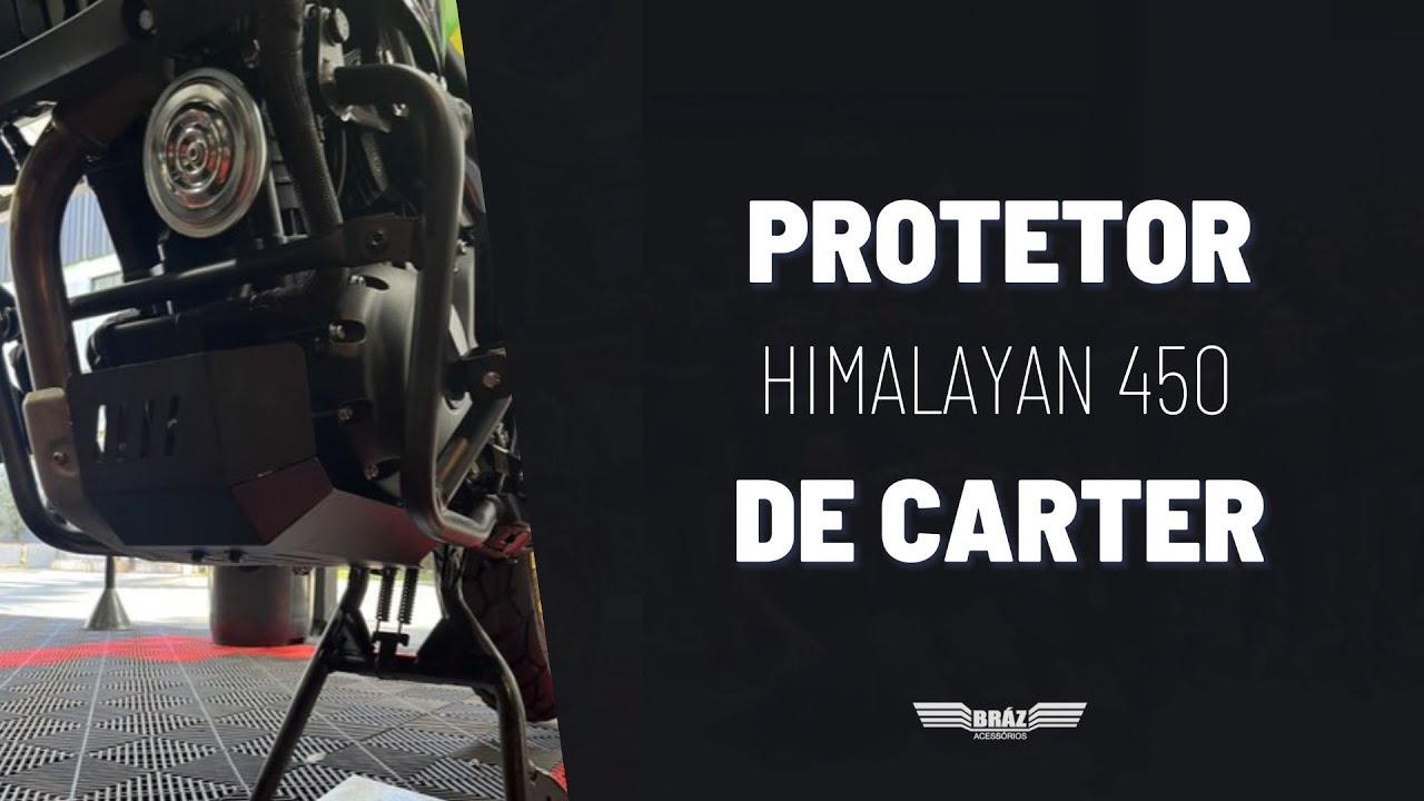 Instalando o protetor de carter na Himalayan 450