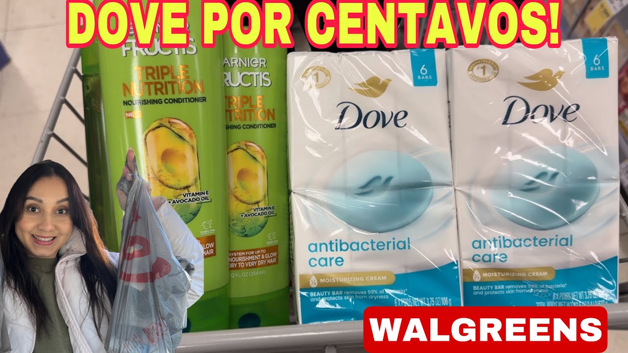 DOVE Y GANIER SÚPER ECONÓMICO! WALGREENS 1/18-1/24