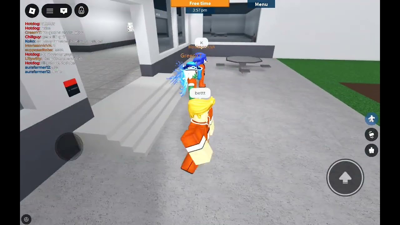 Meeting GreenYT in Prison Life @Hisham_Boy321