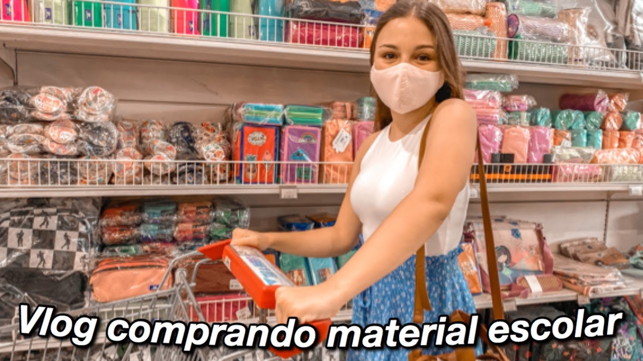 VLOG COMPRANDO MATERIAL ESCOLAR PARA SORTEAR 🛒 - POLO POSITIVO