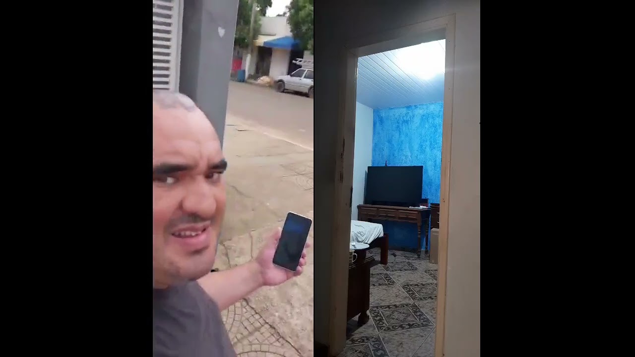LIGANDO E DESLIGANDO TV  LONGE DE CASA NA RUA COM NET DADOS MÓVEIS DA VIVO 4G ALEXA NO CELULAR 📲🖥