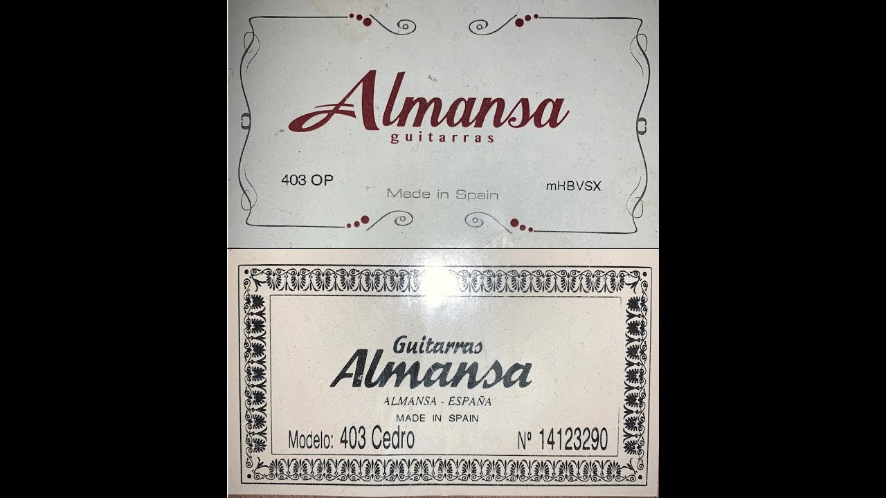 Обзор Гитар Almansa 403 и Almansa 403 OP