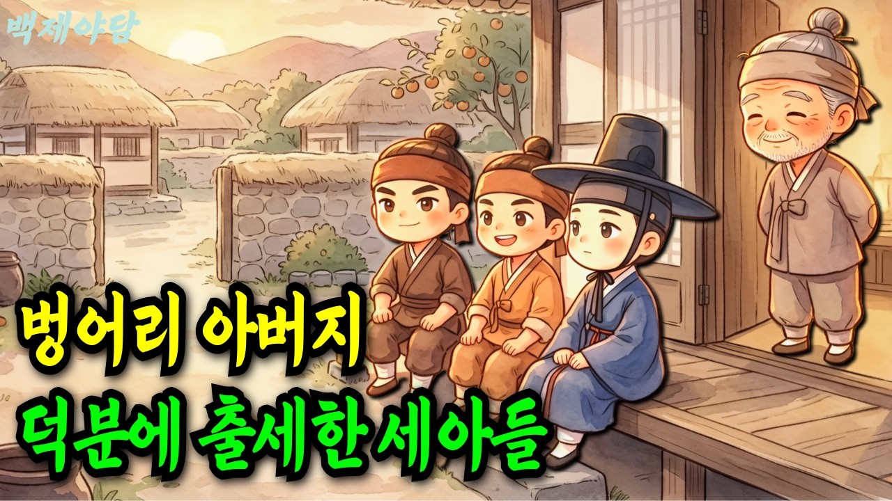 벙어리 똥지게꾼 아버지 덕분에 출세한 세아들, 아버지가 창피해 가출한 아들이 돌아와 아버지를 지킨 사건은?ㅣ 야담 옛이야기 오디오북 옛날이야기 수면동화