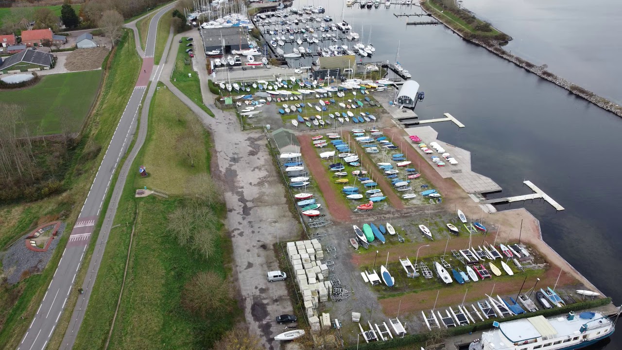 Veere, Veerse  meer en jachthaven Oostwatering met de DJI mini 2 drone