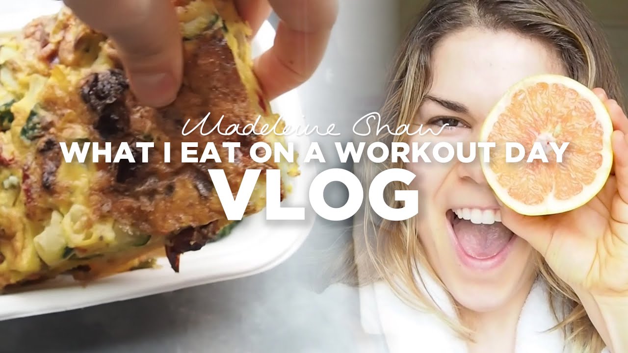 What I eat on a workout day | VLOG