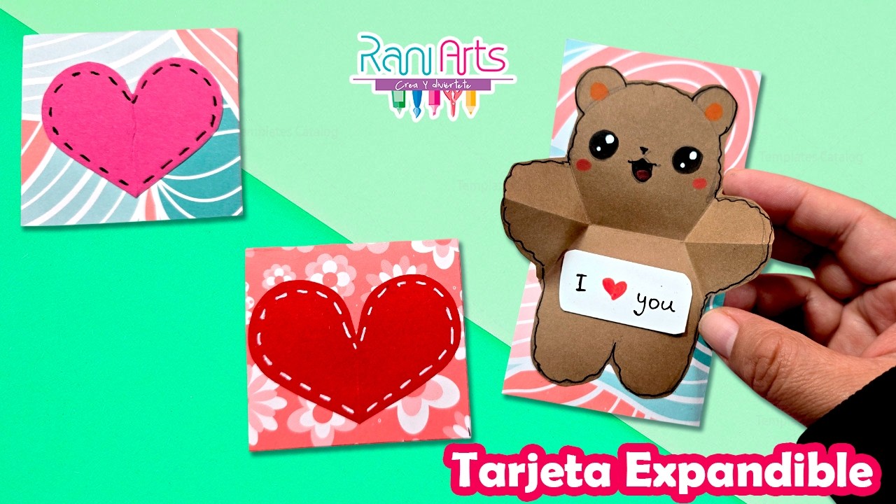 Tarjetas sorpresa expandibles 💖✨ | Idea creativa para regalar