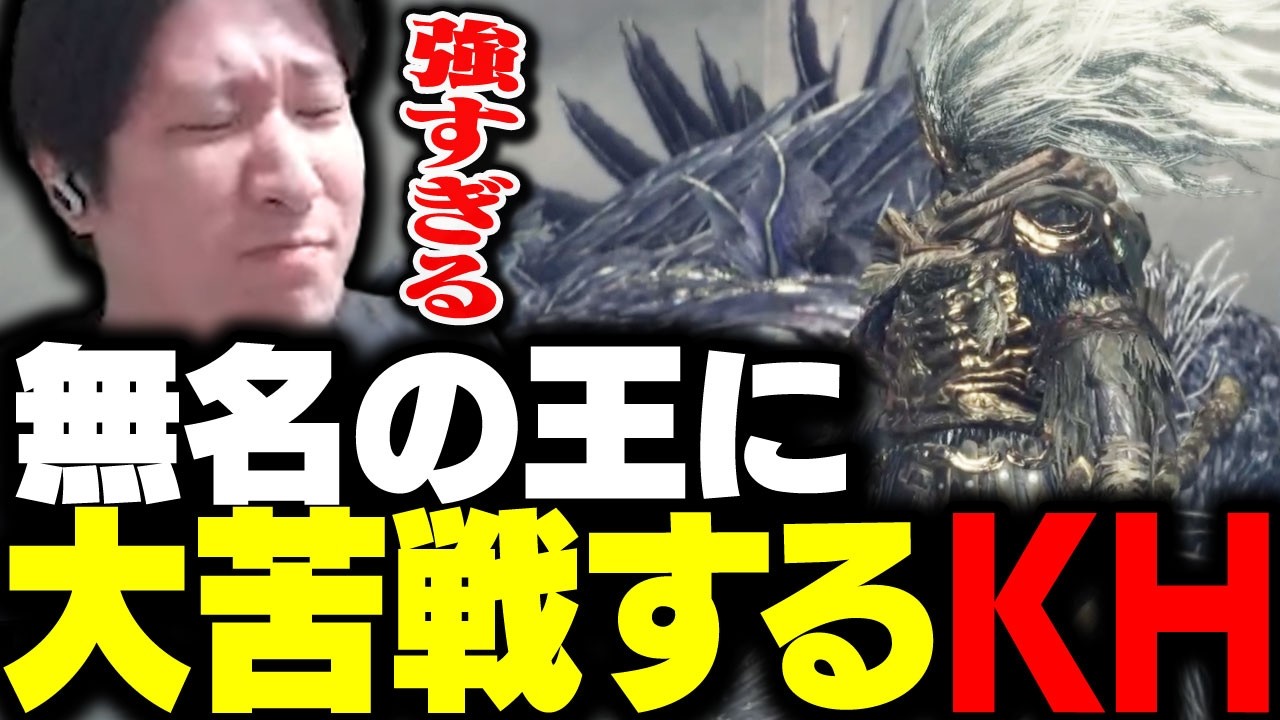 無名の王に大苦戦して嬉しそうなKH 【ダークソウル3】