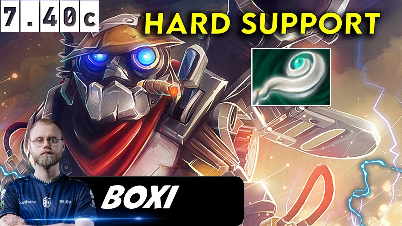 Boxi Clockwerck Hard Support - Dota 2 Patch 7.40c Pro Player Gameplay