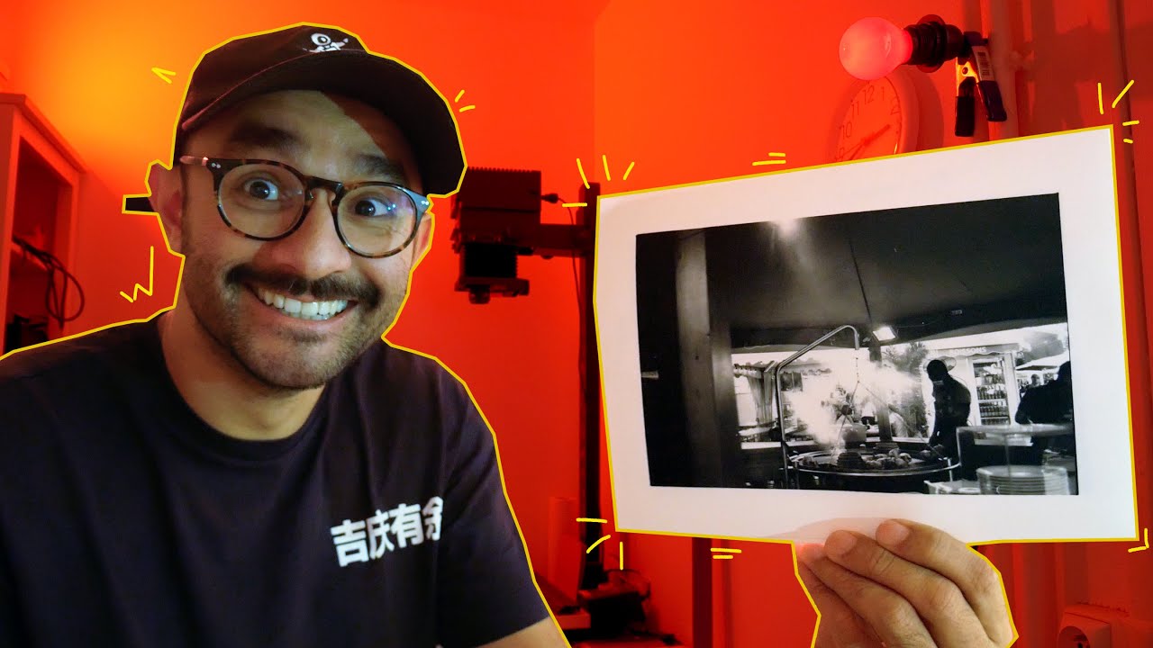 TIRAGE à l'AGRANDISSEUR à partir de la Kodak Technical Pan (LABTIME #01)