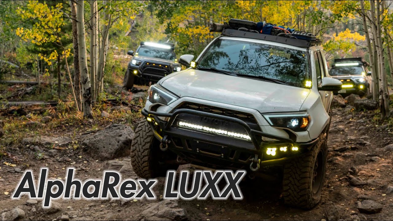 Установка фары AlphaRex LUXX 4Runner