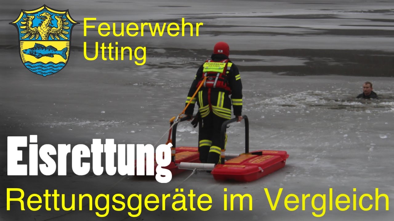Übung: Eisrettungsgeräte im Vergleich