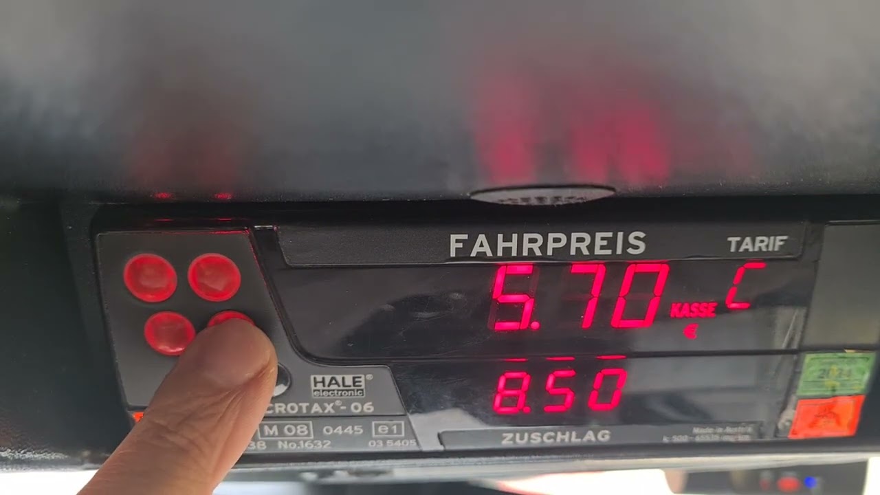 HALE Microtax-06 - Funktionen im Fahrbetrieb