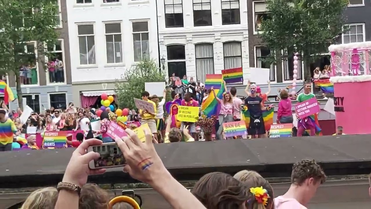 Istanbul pride parade Amsterdam  #canalpride #istanbul #amsterdam #shorts