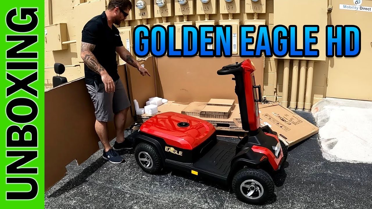 Golden Technologies 📦 Eagle HD (GR595) Mobility Scooter Unboxing Tutorial