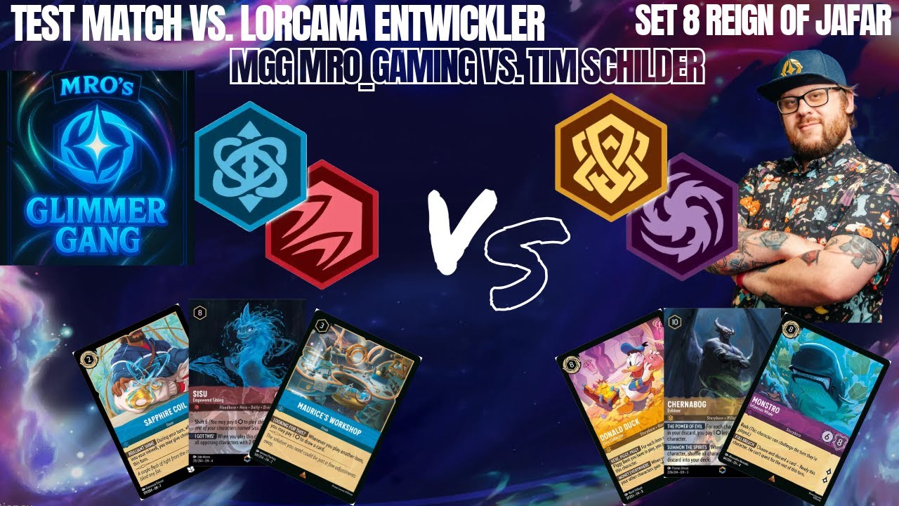 Lorcana Entwickler Tim Schilder vs. MGG MRO__Gaming | Amber Amethyst OTK vs. Ruby Sapphire Items