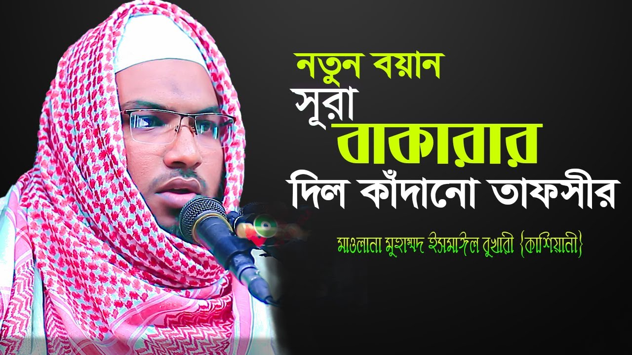 সূরা বাকারার দিল কাঁদানো তাফসীর I মাওলানা মুহাম্মদ ইসমাঈল বুখারী কাশিয়ানী