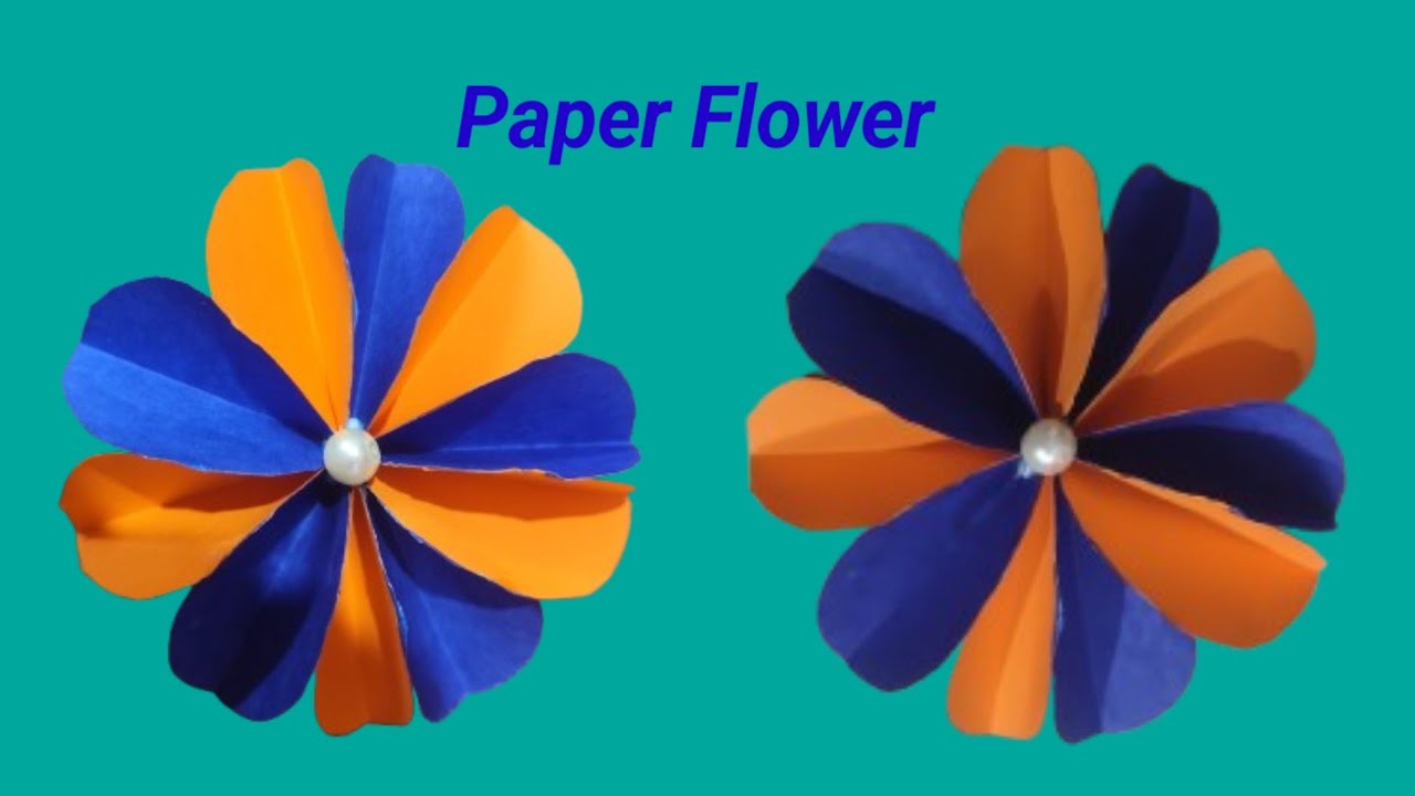 Paper Flower Kaise Banaye | Easy Paper Craft Flower Step by Step