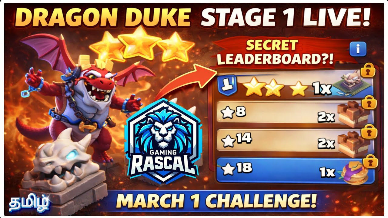 Dragon Escape Challenge Day 1 &ndash; Easy 3 Star Guide | Clash of Clans