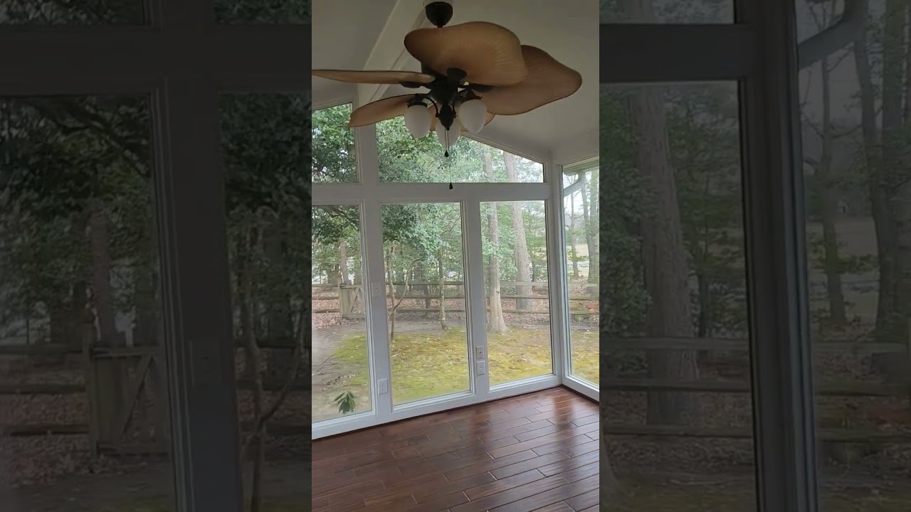 Porch turned into a sunroom. #diy #construction #resale #forsale #houses #viral