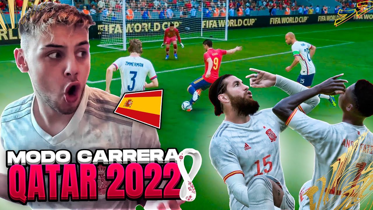 😱 EL MUNDIAL DE QATAR 2022 con ESPAÑA en MODO CARRERA !!! *ÉPICO* FIFA 22