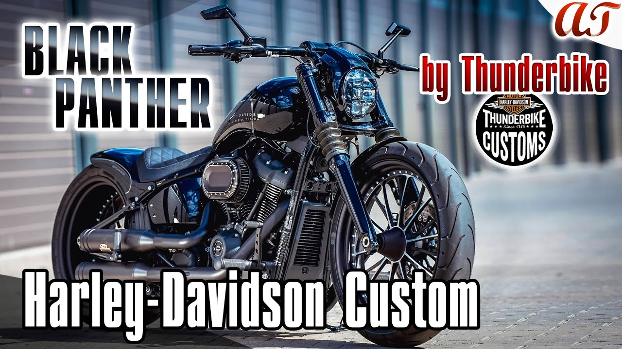 Harley-Davidson BREAKOUT Custom: BLACK PANTHER * A&T Design