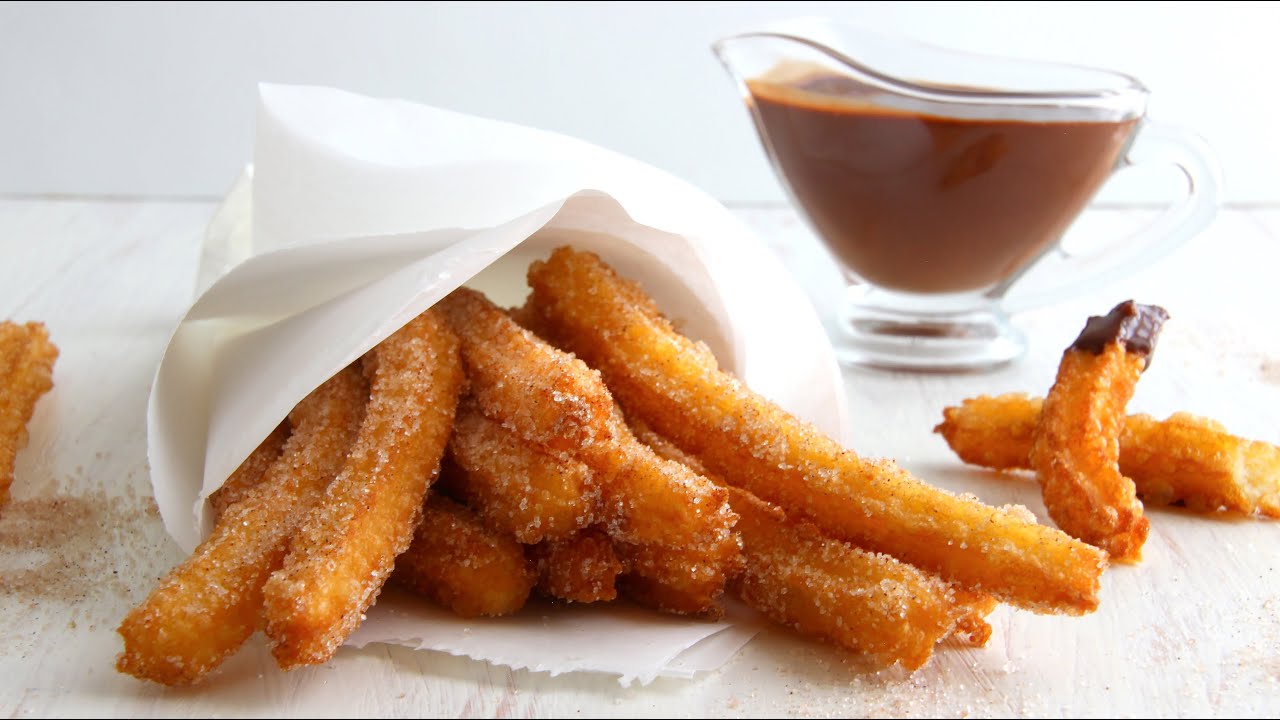 Homemade Churros Recipe, How To Make Churros | Happy Foods Tube