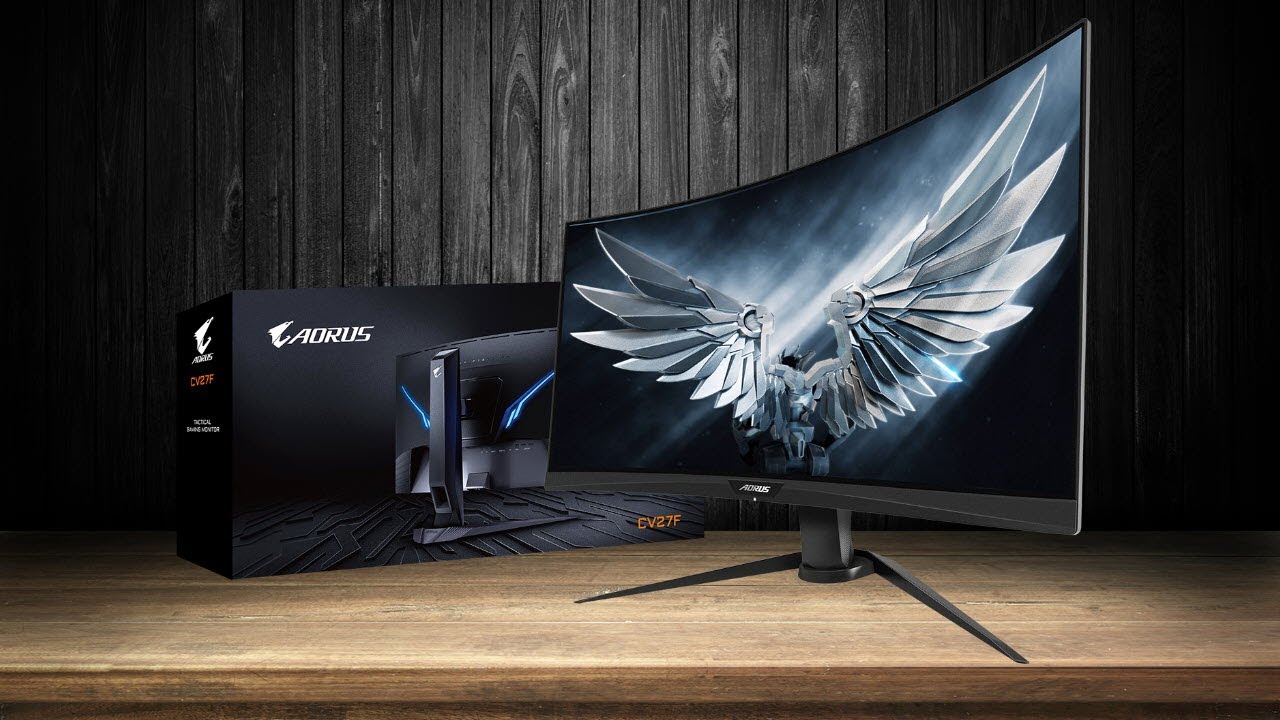 Unboxing Gigabyte AORUS CV27F Tactical Gaming Monitor-FreeSync2 HDR