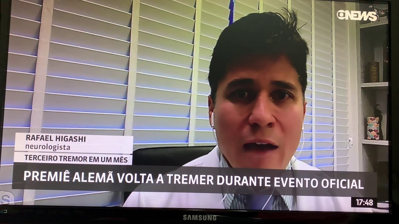 Na GloboNews Dr. Rafael Higashi &eacute; entrevistado para falar sobre a sa&uacute;de da premi&ecirc; alem&atilde;.