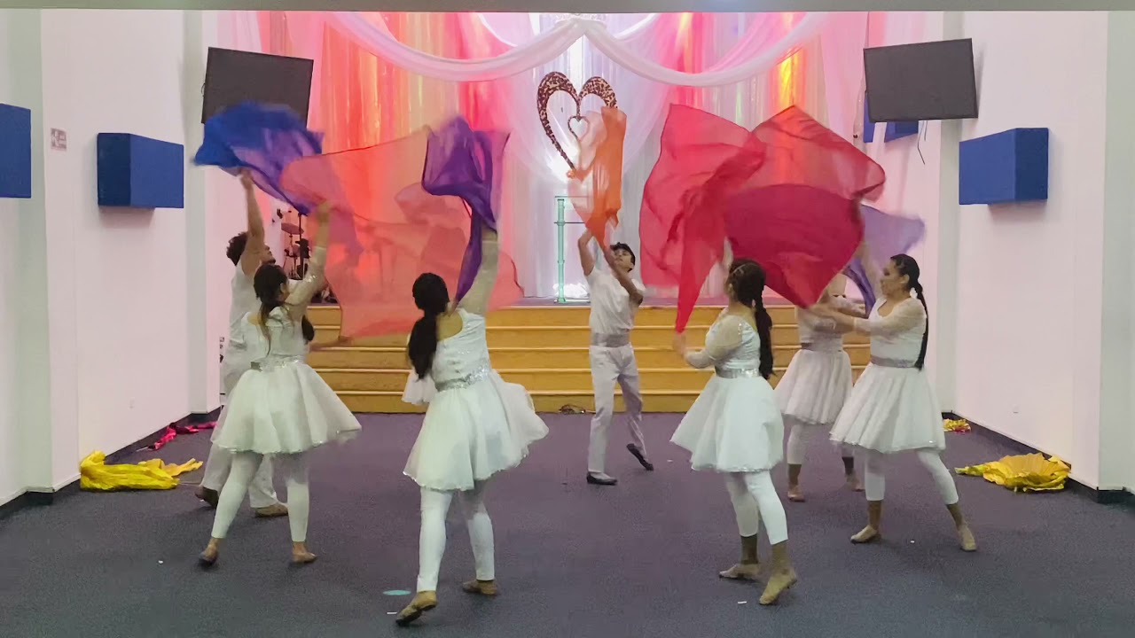 CDF DANZA GUERREROS DE FUEGO / Entre las llamas (hillsong) - Unidad en el Espíritu (new wine) MIX.