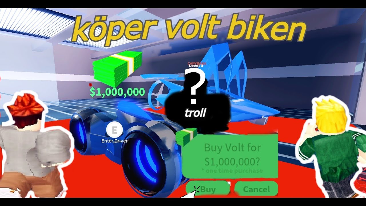 JAG K&Ouml;PER VOLT BIKEN i ROBLOX JAILBREAK F&Ouml;R 1 MILJON