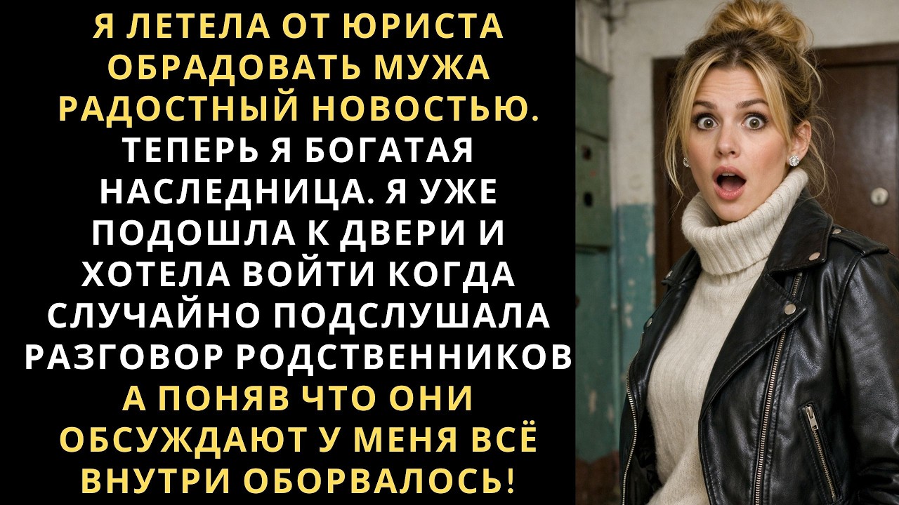 Я летела от юриста обрадовать мужа радостный новостью. Теперь я богатая наследница. Я уже подошла