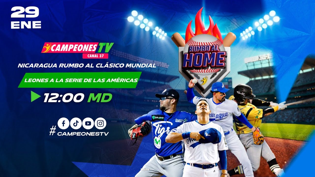 Rumbo al Home: Nicaragua rumbo al Clásico Mundial y Leones a Serie de las Américas | 29/01/2026⚾🔥