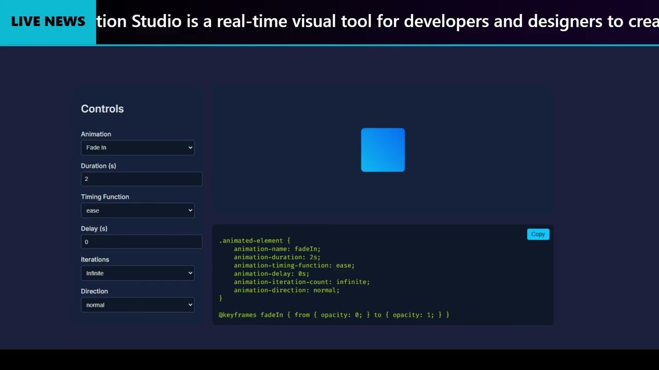 Nova CSS Animation Studio #novaapps #apps #animation #ai #3danimation #3d #appsnova #