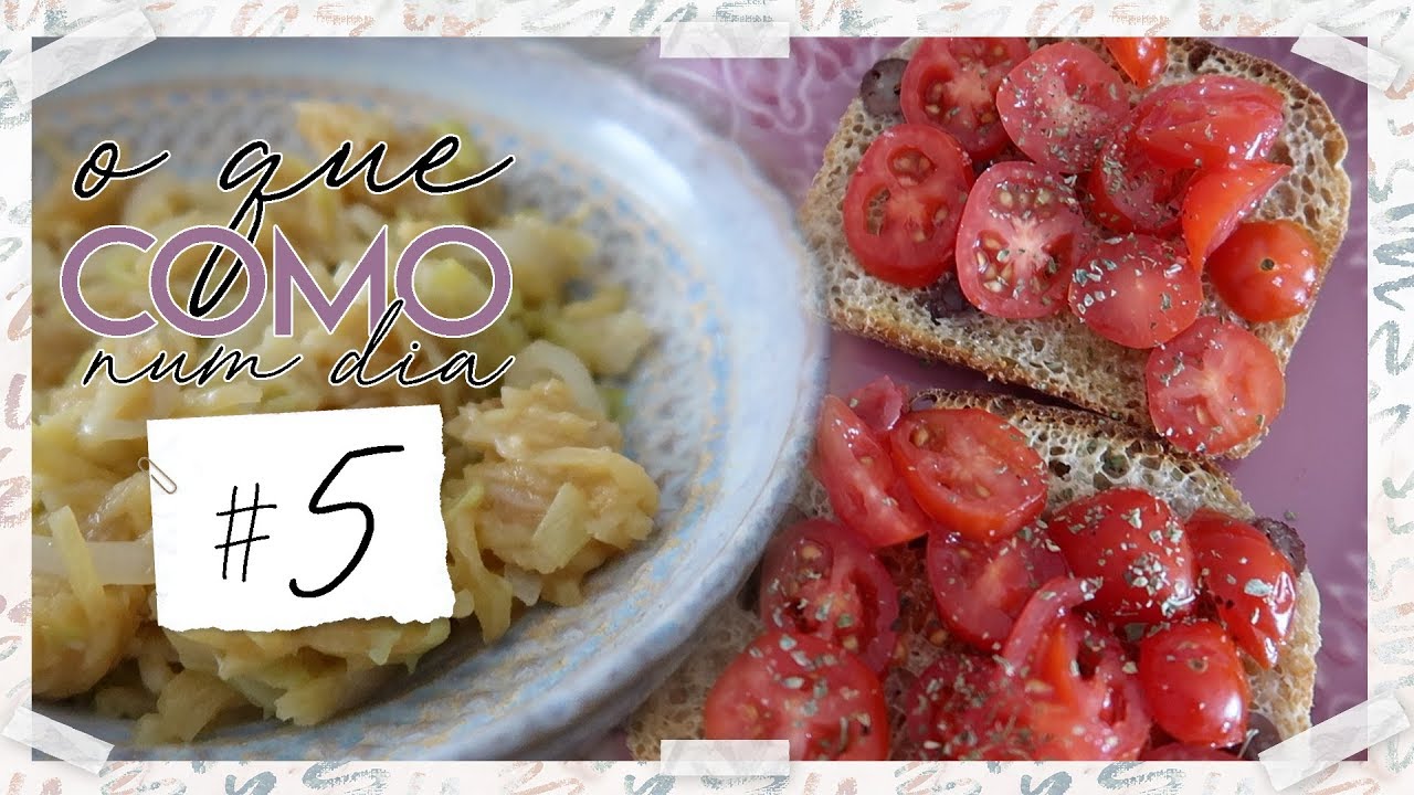 O QUE COMO NUM DIA VEGETARIANO #5 com receitas | Rute Dias
