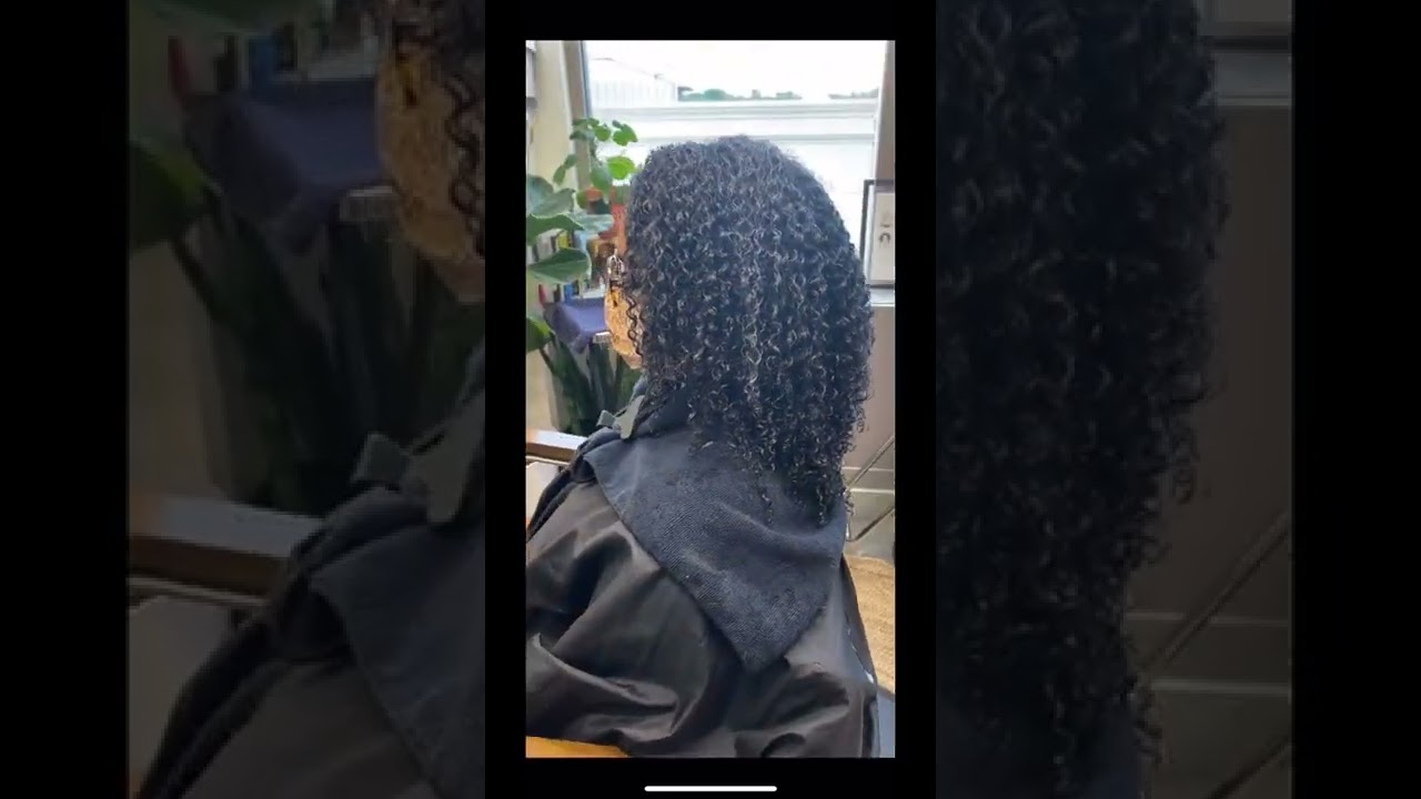 CURLY CUT | DEVA CUT | REZO CUT | JUNE 2022 #shorts