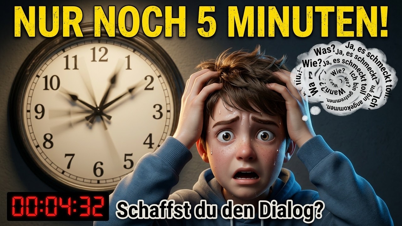 #3 Alltägliche Gespräche auf Deutsch | A1-A2 Niveau erklärt