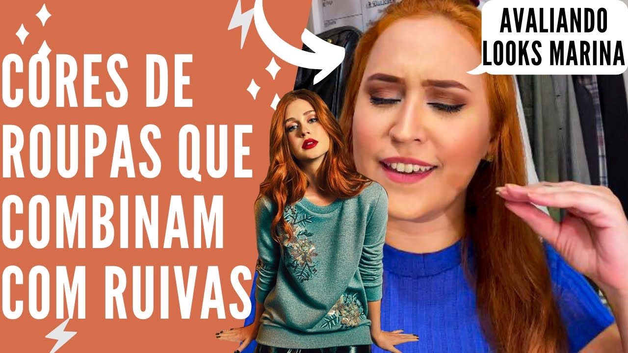 CORES DE ROUPAS QUE + COMBINAM COM AS RUIVAS - AVALIANDO LOOKS MARINA RUY BARBOSA