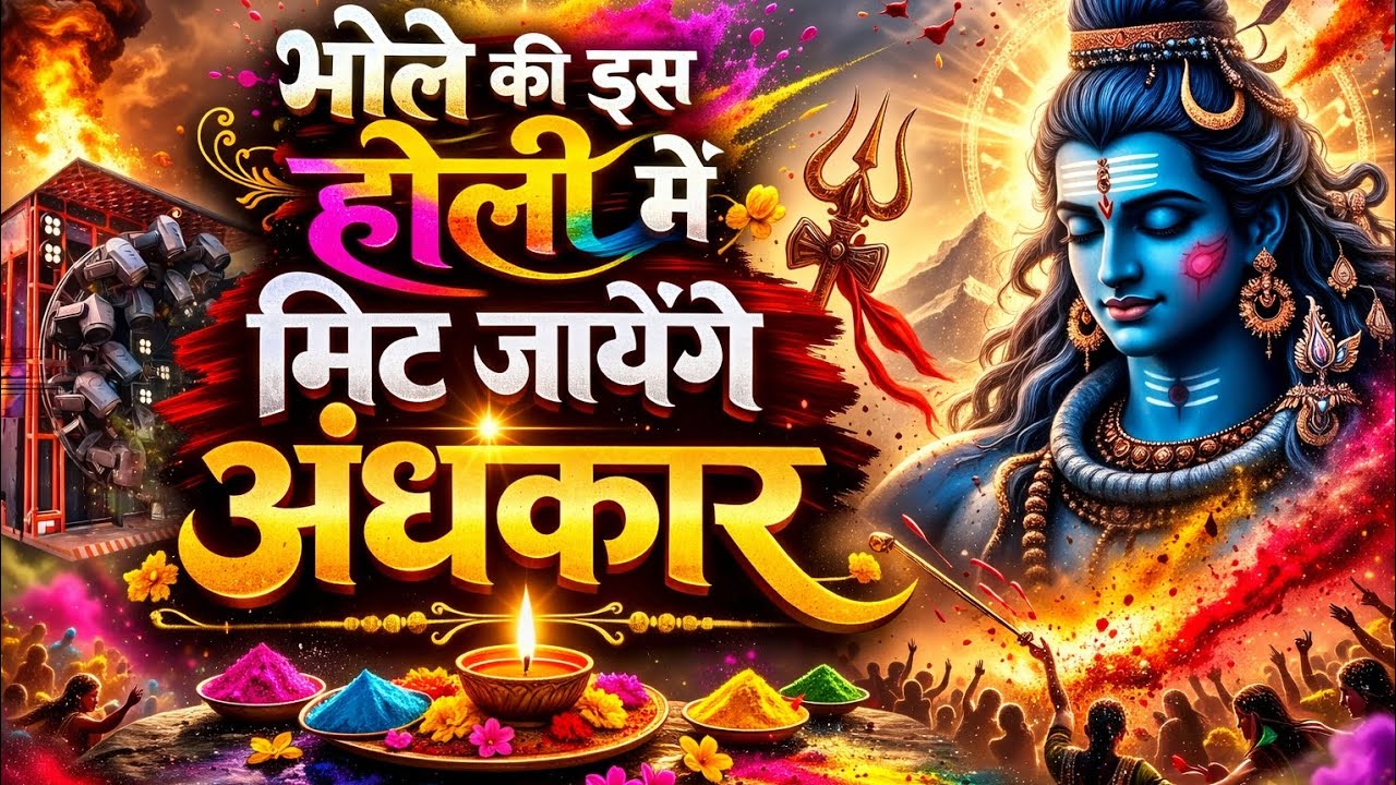 Holi Khele Kailashpati 🔱 | Mahadev Holi Special Bhajan 2026 | Shiv Shankar Rang Barse 🌈