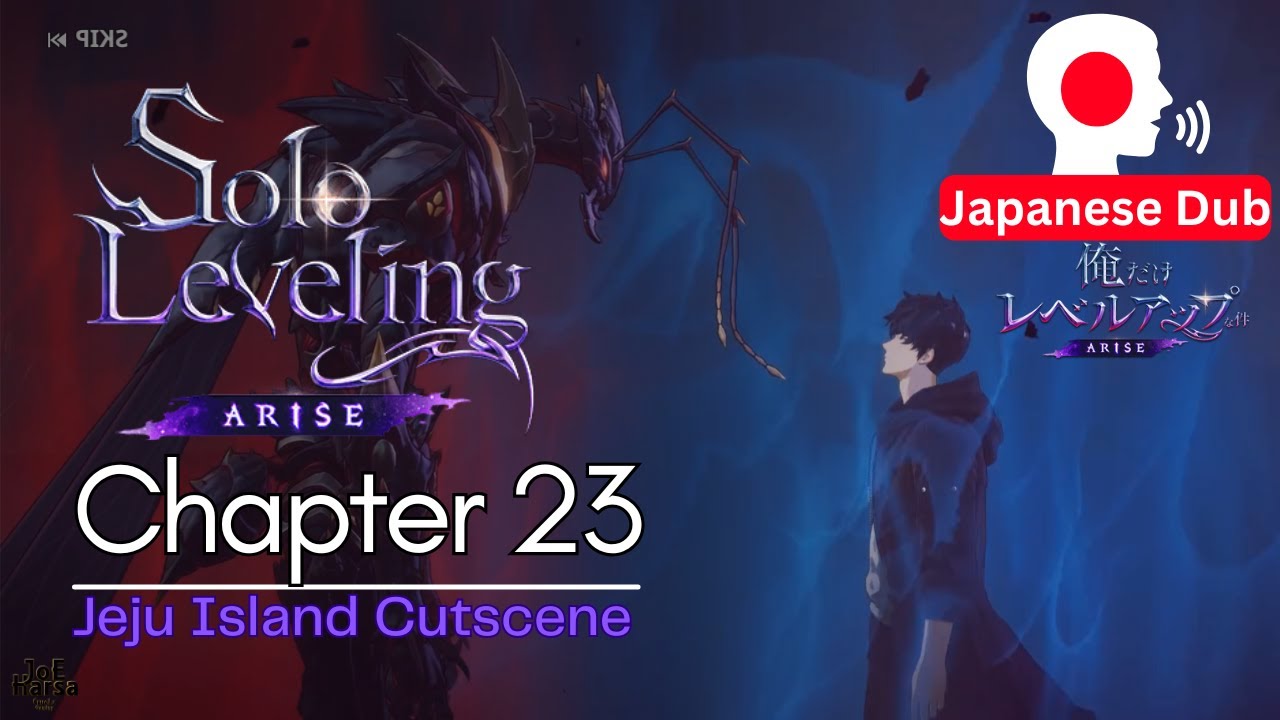 Chapter 23 Solo Leveling ARISE Cutscene Japanese Dub 🇯🇵 Jeju Island