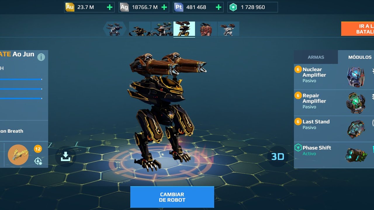 Ultimate Ao Jun is insane with subduer and drone kestrel | War Robots Gameplay WR