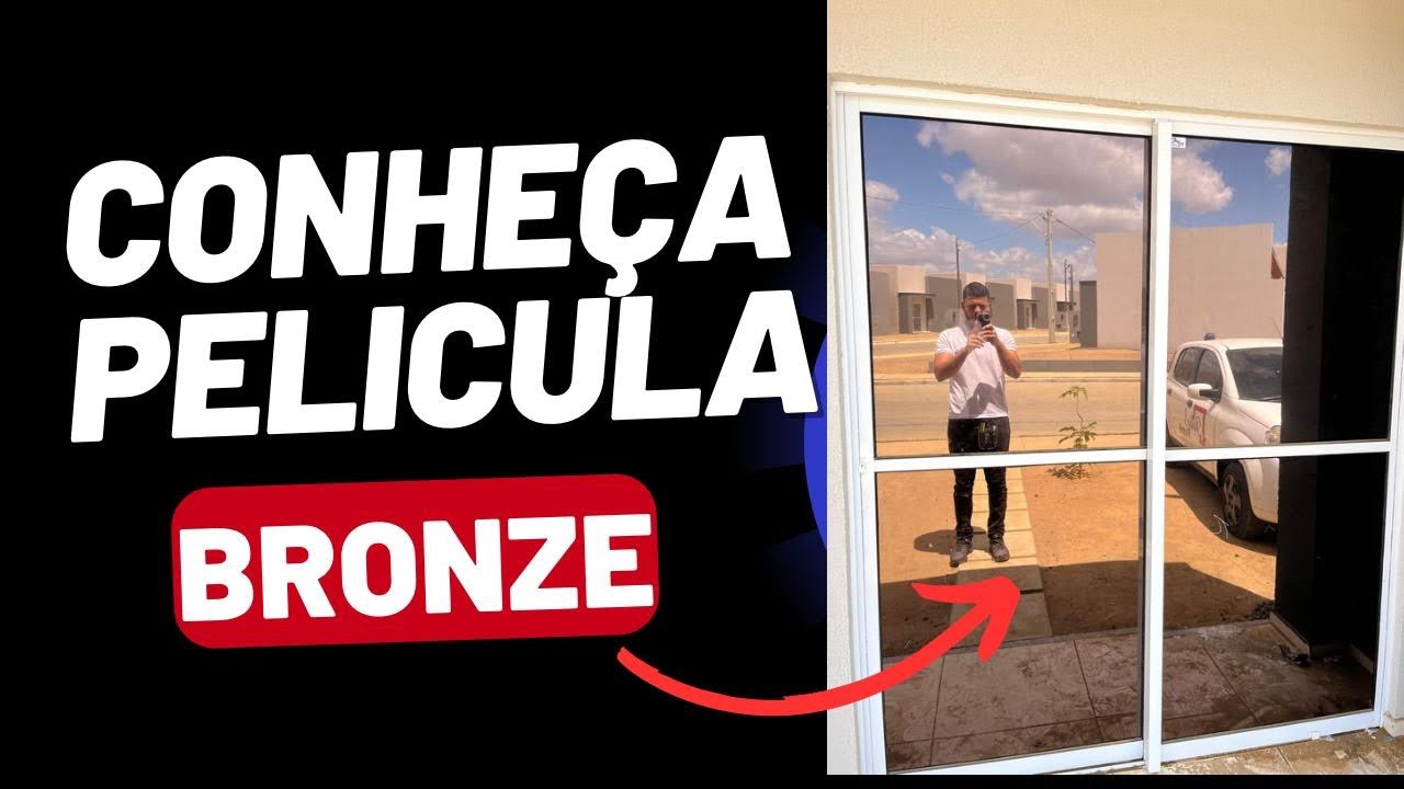 Pel&iacute;cula bronze espelhada , tire suas d&uacute;vidas!