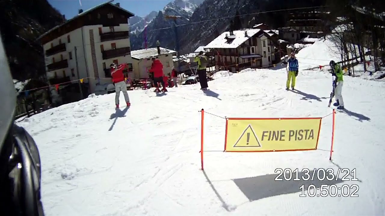 Pista Rossa V1, il rientro ad Alagna Valsesia