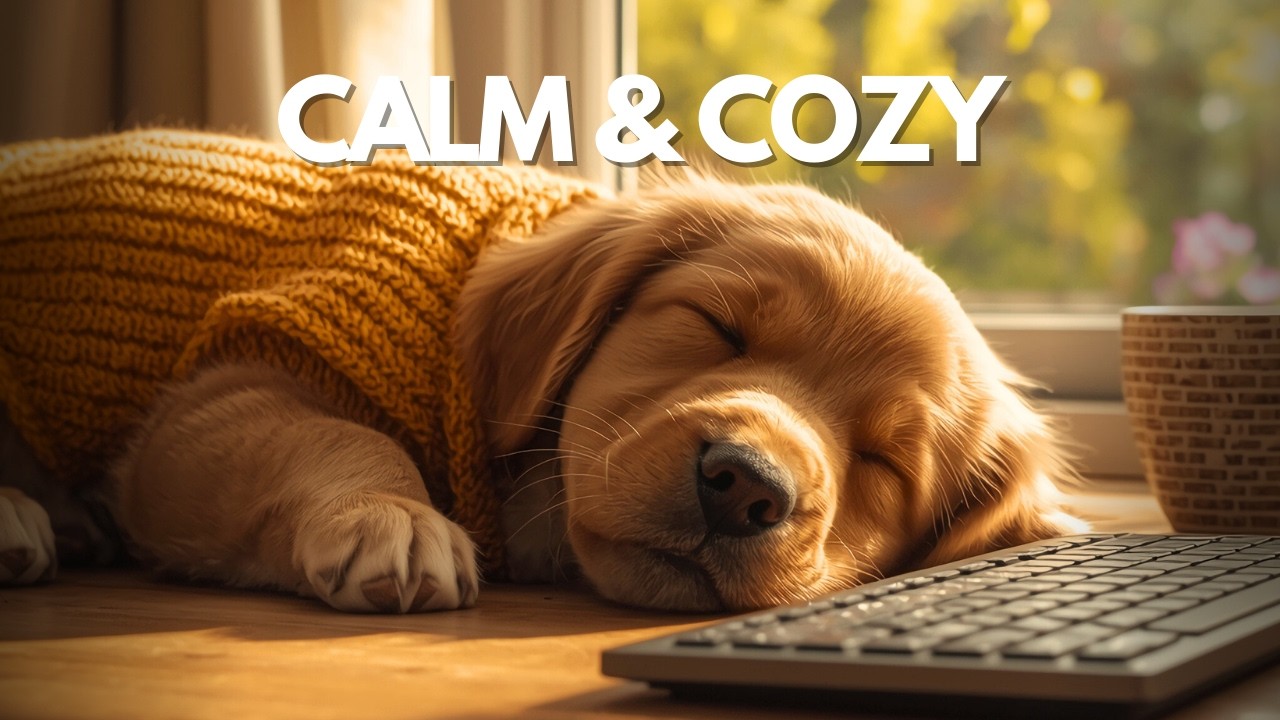 Cozy Puppy Nap – Relaxing Background Sounds for Sleep & Study (3 Hours)