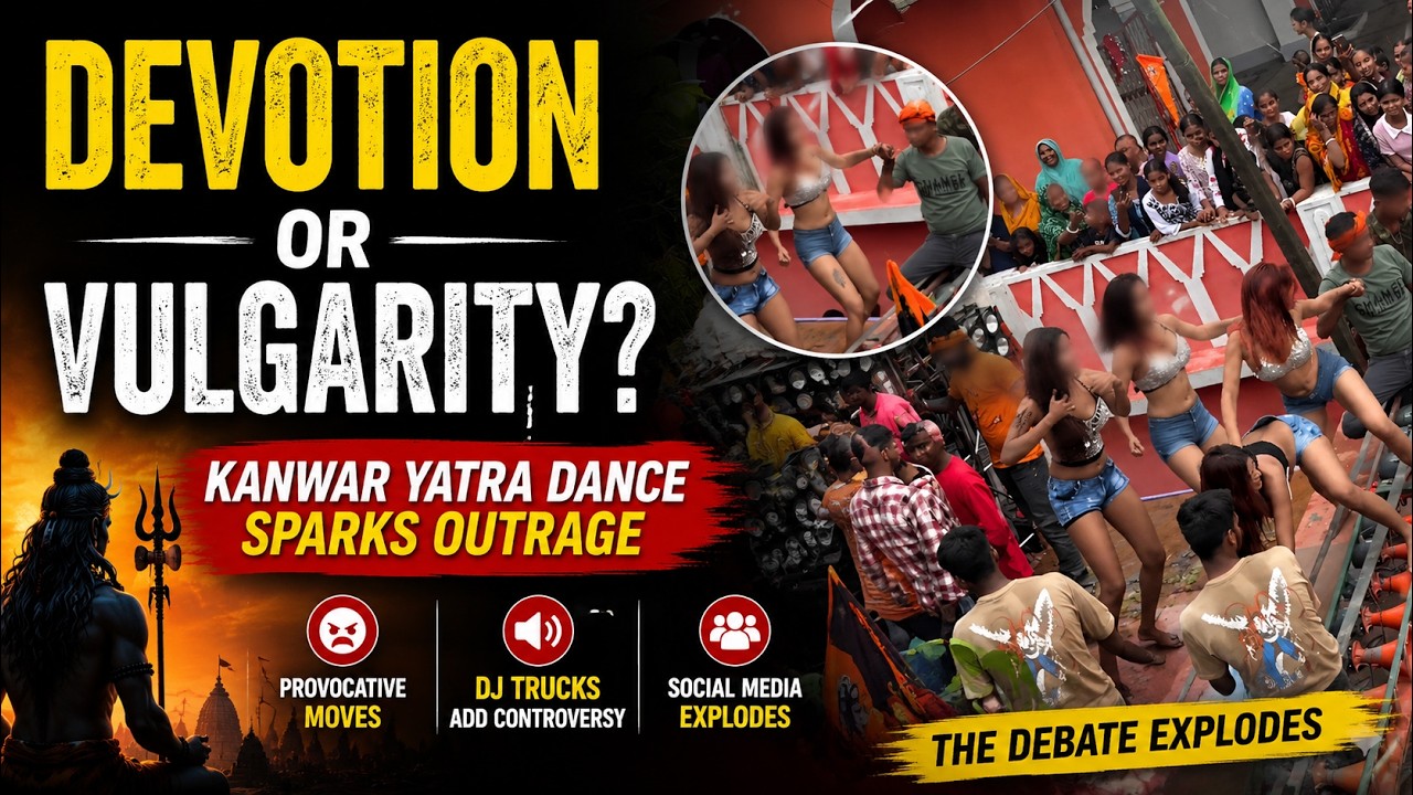 Kanwar Yatra PROVOCATIVE Dance Sparks Massive Online Outrage | Netizens React to Viral Video