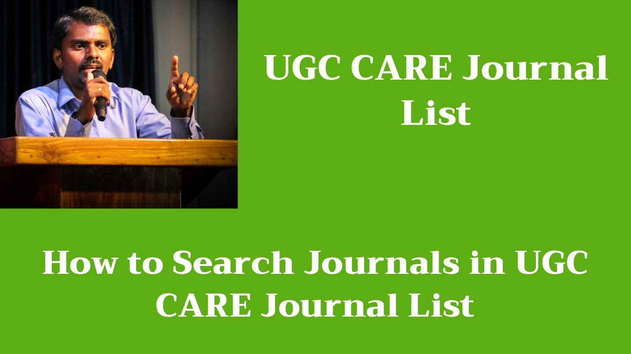 UGC CARE Journal List | PhD | Research | Phd | M Milton Joe |