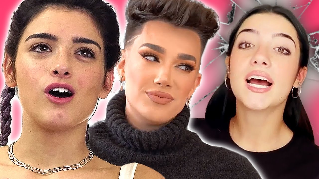 Tik Tok star Dixie D'Amelio and James Charles REACT to viral dinner drama video with Charli D'Amelio