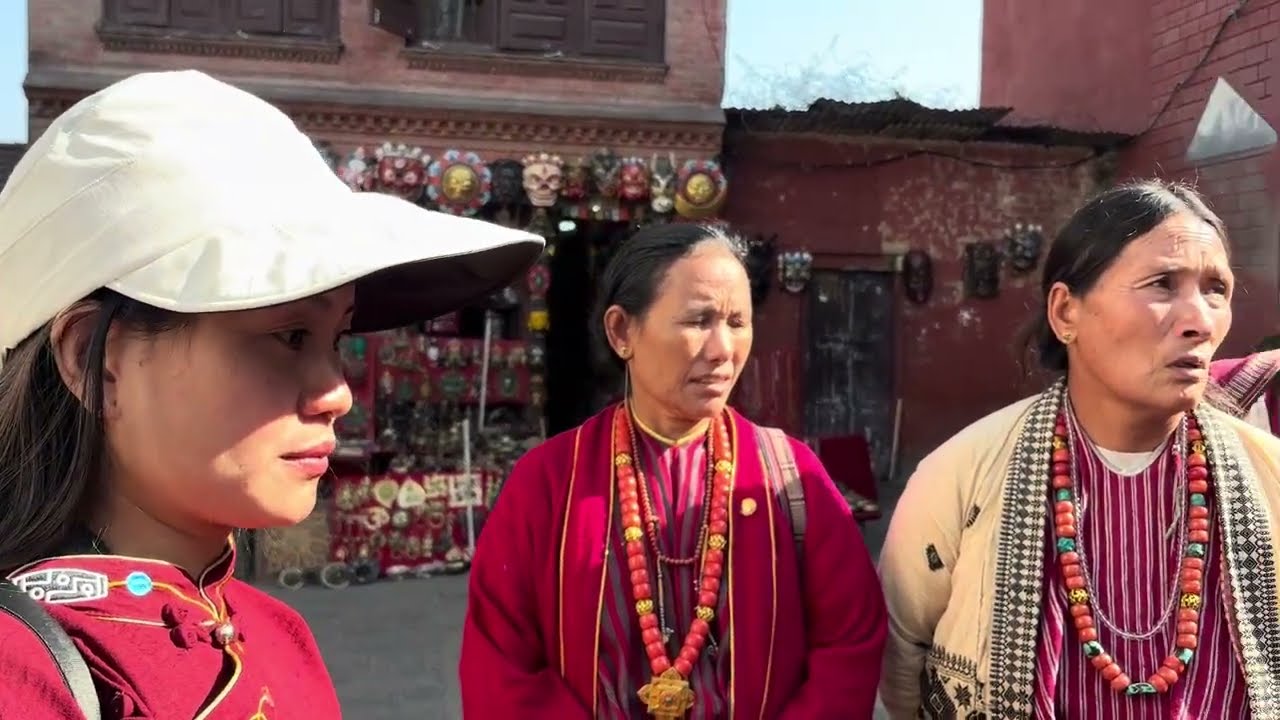 བལ་ཡུལ་དུ་ཉིན་དང་པོ་དང་གནས་དང་པོ་མཇལ་བའི་བརྙན།༼Pilgrimage with family in nepal༽#nepal #boudhastupa 