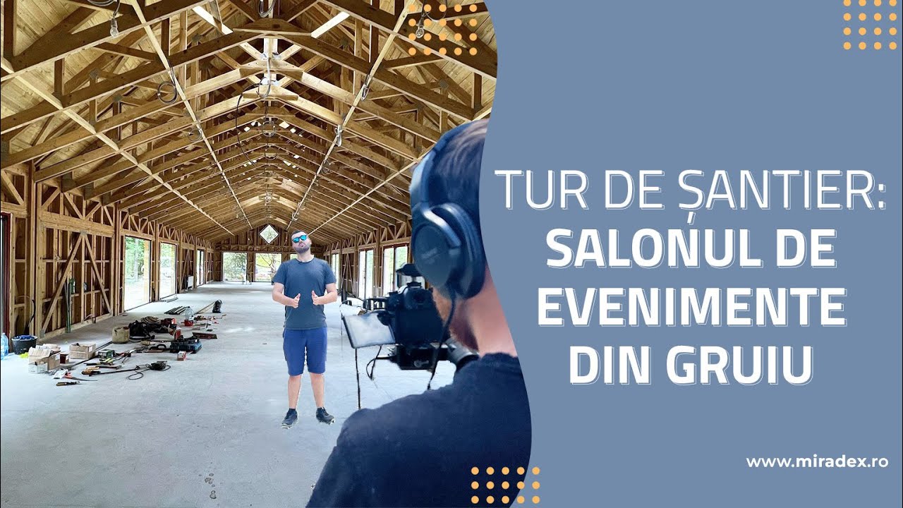 Am construit un salon de evenimente integral din lemn