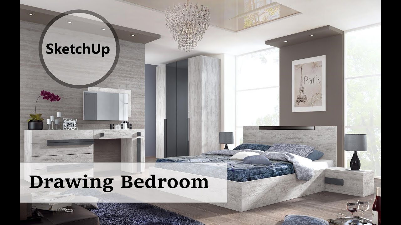 Drawing Bedroom Furniture Sketchup
